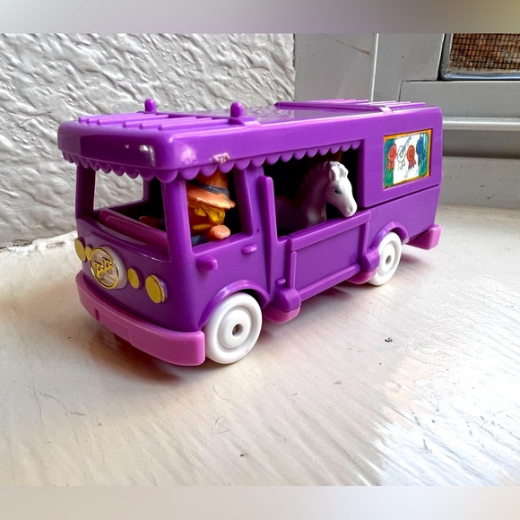 Polly Pocket Stable on the Go Horse Trailer 1994 bluebird - Picture 1 of 8